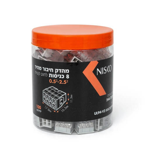 מהדק מהיר 8 כניסות EU2.5-418 ניסקו 1 יחידה