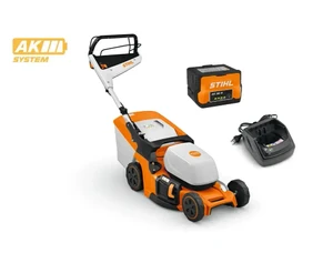 מכסחת דשא נטענת STIHL RMA 448.3 VC נסיעה עצמית + סוללה AK 30 S ומטען AL 101 +מתנה סוללה נוספת AK 30