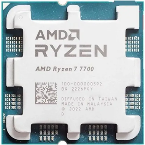 תמונה של מעבד AMD Ryzen 7 7700 Tray Gaming Processor PCIE 5.0 AM5 105W TDP
