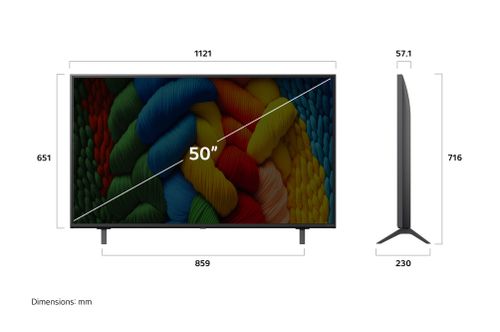 טלויזיה חכמה 50 אינץ' - דגם 50NANO80A6A (2025) מבית LG