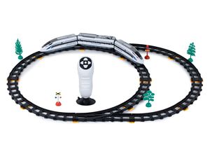 רכבת נוסעים מהירה דו כיוונית עם שלט רחוק 39 אביזרים עם אורות וצלילים