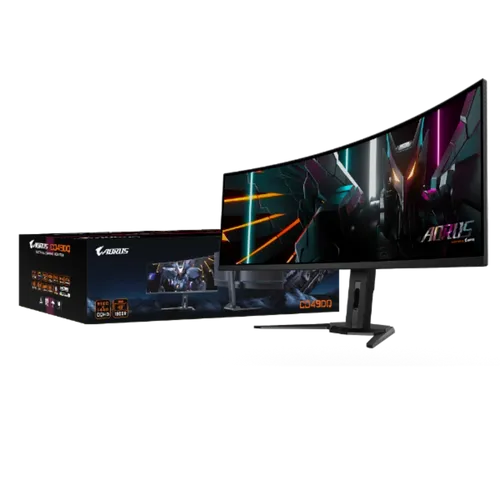 תמונה של מסך AORUS CO49DQ Ultra-Wide DQHD OLED 0.03ms 144Hz KVM HDR