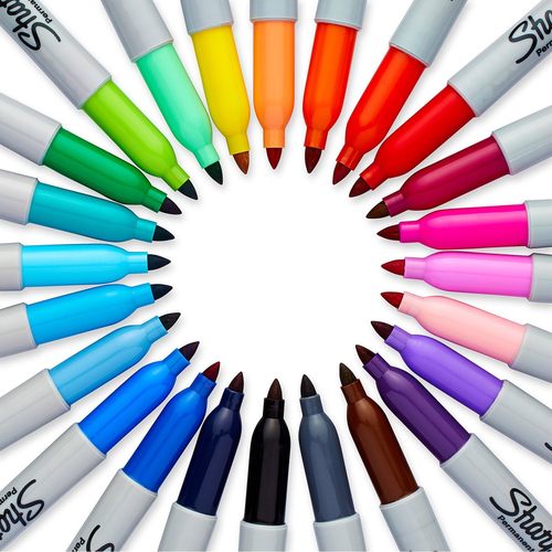 סט 28 טושים SHARPIE PERMANENT (מהדורה מוגבלת)