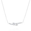 שרשרת ותליון "עלי אהבה" יהלומים 1.33CT זהב 14K