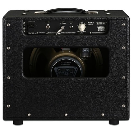 מגבר מנורות לגיטרה Tone King GREMLIN COMBO BLACK 5W 1X12 KT66 + 2 12AX7