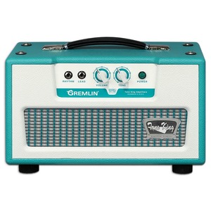 מגבר ראש מנורות Tone King GREMLIN HEAD TURQUISE 5W 5881 + 2 12AX7