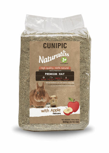 קוניפיק Cunipic חציר פרימיום תפוח עץ 500 גרם
