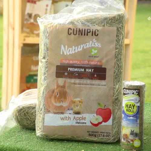 קוניפיק Cunipic חציר פרימיום תפוח עץ 500 גרם