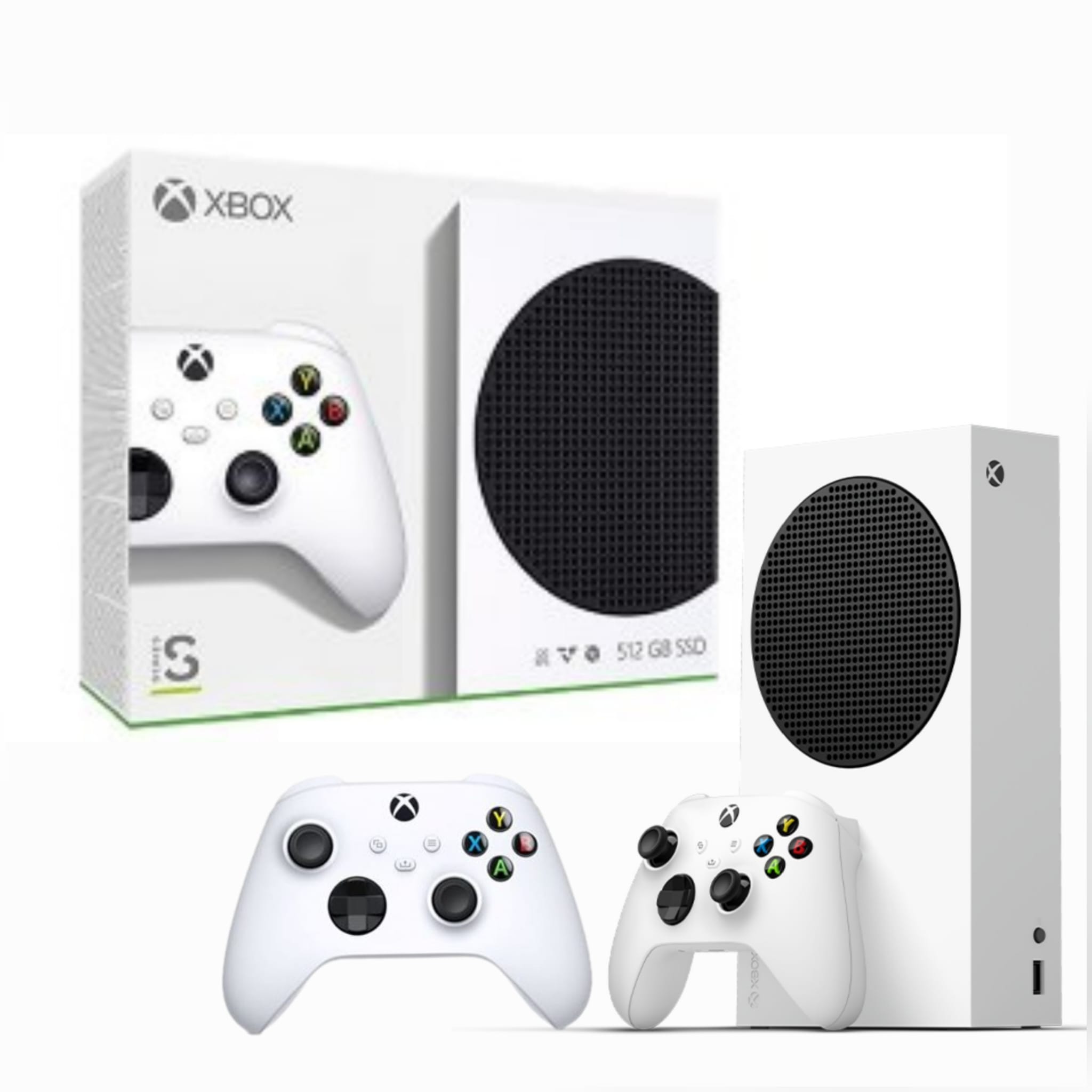 XBOX SERIES S 512GB SSD + 2 CONTROLLERS מייקרוסופט