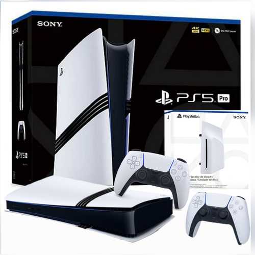 SONY PLAYSTATION 5 PRO 2TB + 2 CPNTROLLERS + DISK DRIVE