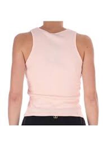 Fitted ribbed top with Oval T