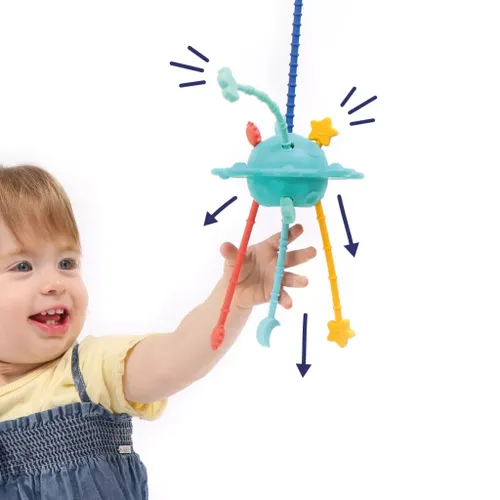 צעצוע חוטי משיכה מסיליקון לפיתוח מוטוריקה עדינה