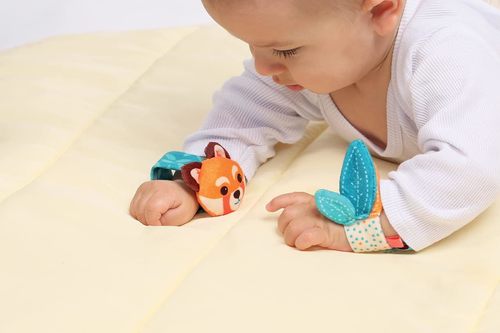 כפפות רך עם רעשני פרק יד לתינוק – סט LUDI