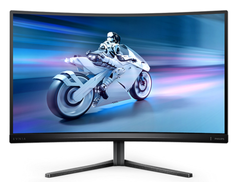 מסך גיימינג קעור Philips Evnia 27 אינץ' עם עיצוב ייחודי וביצועים גבוהים