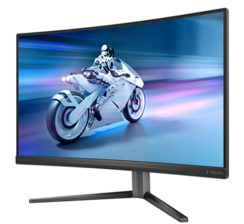 מסך מחשב Philips Evnia 27M2C5200W עם תצוגת FHD קעורה וזמן תגובה מהיר