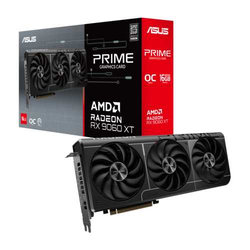 כרטיס מסך ASUS Prime Radeon RX 9060 XT 16GB GDDR6 OC Edition