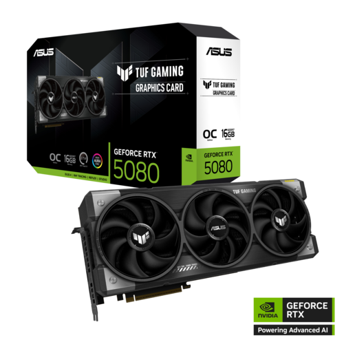 כרטיס מסך ASUS TUF Gaming GeForce RTX 5080 16GB GDDR7 OC Edition