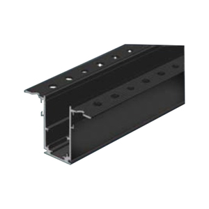 פס צבירה שקוע טרימלס מגנטי 48V חד פאזי 1 מטר שחור LS-MZ217