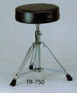 כסא לתופים עגול ריפוד שחור Powerbeat TR-750