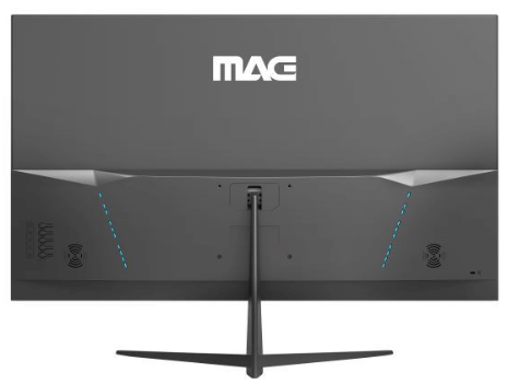 מסך מחשב Mag IPS קעור עם חיבורי HDMI ו-DisplayPort, עיצוב דק ומודרני