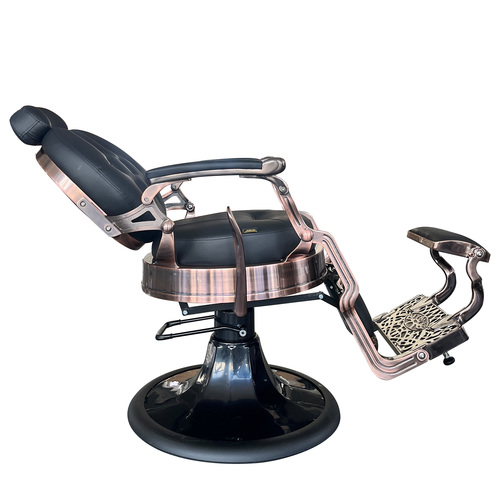 כיסא למספרה דגם 31853-006BRONZE+BLACK
