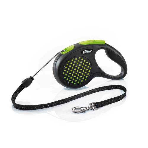 פלקסי דיזיין רצועת כבל נשלפת 5 מטר – ירוק | FLEXI Design Cord Leash 