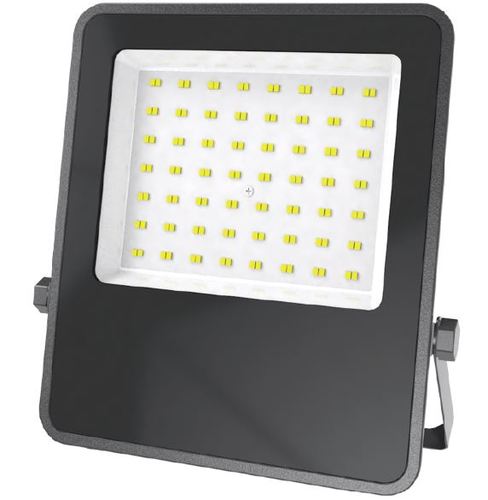 פנס הצפה 100W גוף שחור/אור יום  VIVA DL 100LM/W