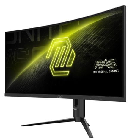 MSI MAG 342CQR E2 – מסך רחב קעור עם מסגרת דקה וגימור שחור מט