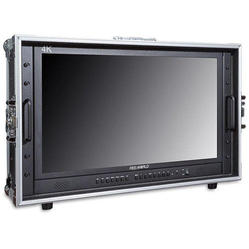 מוניטור עם קייס נשיאה FeelWorld 23.8'' 4K Quad View Carry-On