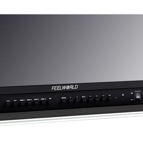 מוניטור עם קייס נשיאה FeelWorld 23.8'' 4K Quad View Carry-On