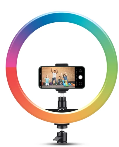 רינג לייט בגודל 12 אינץ’ דגם RL-30 RGB מבית באפאלו