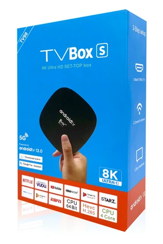 סטרימר אנדרואיד TV98 8K עם זיכרון 16GB