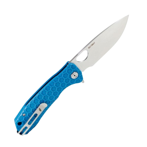 סכין HB1004 L להב ישר כחול - Honey Badger