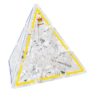 קוביה הונגרית פירמידה שקופה Pyraminx Crystal Edition