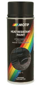 ספריי צבע עמיד בחום שחור 400 מ"ל עד 800 מעלות - MOTIP 8711347009107