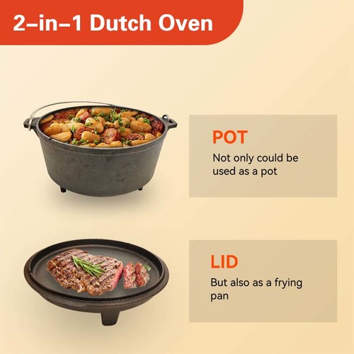 סיר פויקה תנור הולנדי – Dutch Oven - KELEDAY