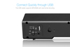 מקרן קול Bluetooth נייד לבית או לנסיעות כולל כניסת USB