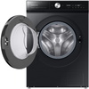 מכונת כביסה פתח חזית 11 ק"ג Samsung Bespoke WW11BB9445GB AI Eco Bubble במהירות 1400 סל"ד - צבע שחור