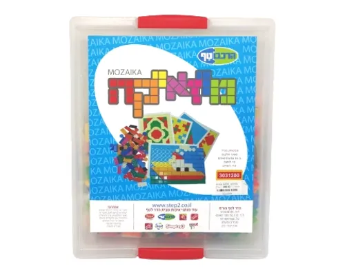 מוזאיקה צורות גאומטריות - 1200 אבנים + 10 לוחות