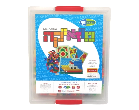 מוזאיקה צורות גאומטריות - 1200 אבנים + 10 לוחות