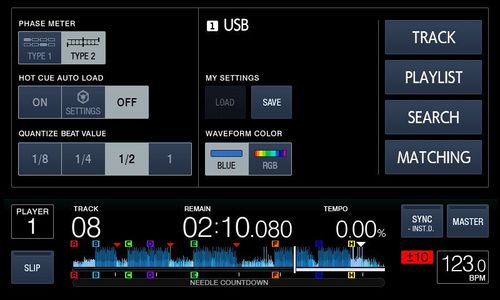 נגן דגם XDJ-1000MK2 מבית Pioneer
