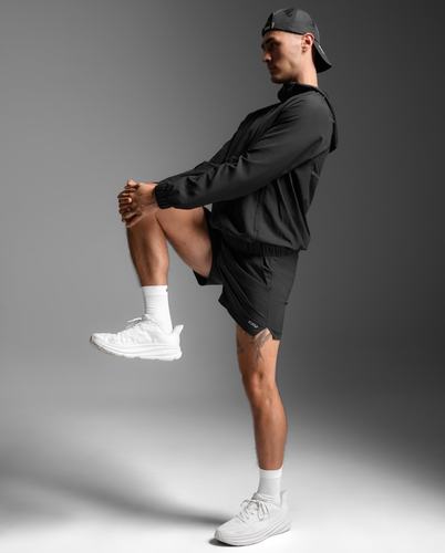 מעיל ריצה Aero Hex Windbreaker BLK/BRF