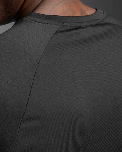 חולצת ריצה Aero Mesh Long Sleeve BLK/SRF