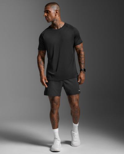 חולצת ריצה Aero Mesh Tee BLK/SRF