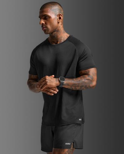 חולצת ריצה Aero Mesh Tee BLK/SRF