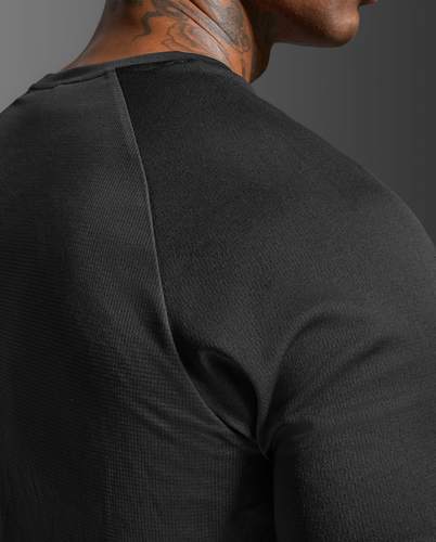 חולצת ריצה Aero Mesh Tee BLK/SRF
