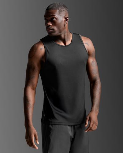 גופיית ריצה Aero Mesh Tank BLK/SRF