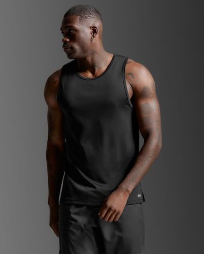 גופיית ריצה Aero Mesh Tank BLK/SRF