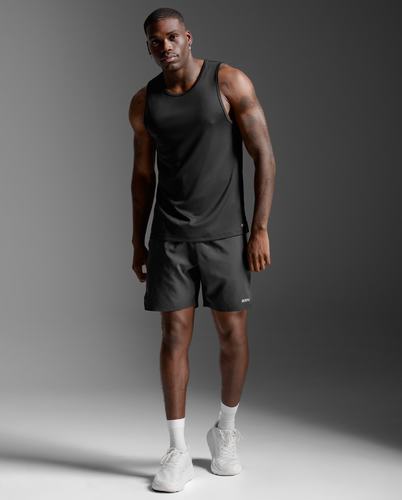 גופיית ריצה Aero Mesh Tank BLK/SRF