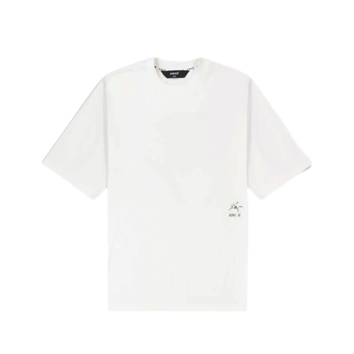 חולצה AINKER מידות XS-XXL לגברים בגוון שמנת עם לוגו